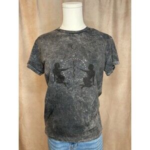 Neoclassics Graphic T Shirt Women S Washed Black Celestial Y2K